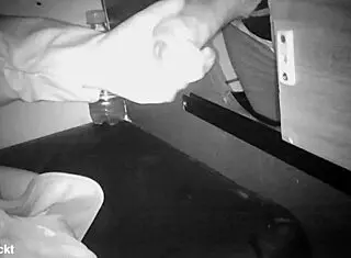 glory hole adventure with trans and well-endowed friend in the cabin