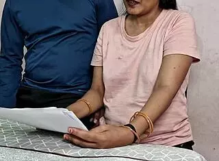 Stepson Seduces And Fucks Hot Stepmom While She Does Homework!