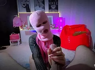 Latina teen girlfriend milked with massage until last drop