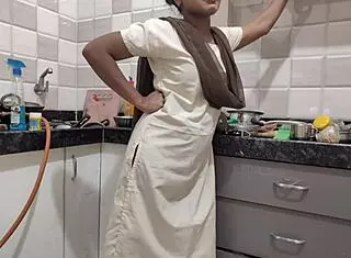 desi student feels intense pleasure as stepbrother gives her doggystyle creampie in homemade video