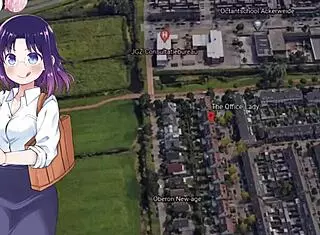 The office lady works hard at her desk every day.