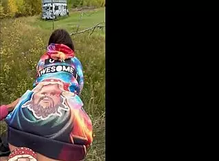 Destroying her pussy in holidays!