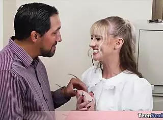 cute country chick katee does anything for career in 4some