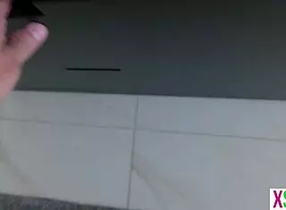 Petite teen Eva Nyx relieves stepbrother's frustration with blowjob