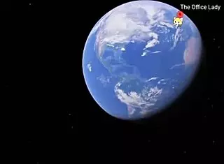 The office lady works hard at her desk every day.