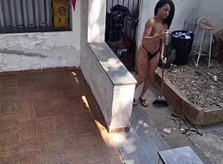 Hey, banging the latina maid's tight ass feels so good! 😈