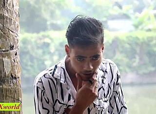 운 좋은 학생, 섹시한 대학 교수님과 거친 18세 액션으로 박는다