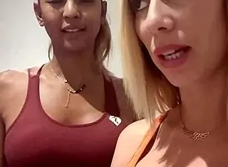 We fucked the sports coach with my friend! 😏