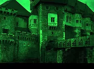 Vampire Seduction in Gothic Manor! Nerdy Girl Mesmerized by Sexy Blonde Owner!