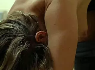 caught my girlfriend's leaky pussy creampied in huge restroom