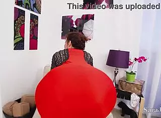 Sara Jay Fucks Dildo With Huge Tits