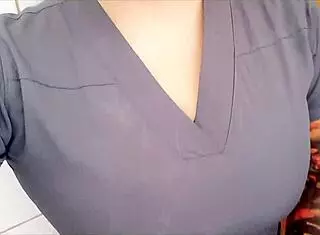 My STEPMOTHER touches her VAGINA in the bathroom!