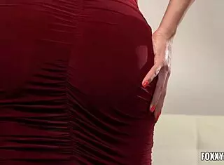 I’m lovin’ hot anal play with tranny brunette TS Foxxy, oops!