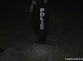 Campus PD Stacy Shepard Spreads in Backstage Fetish Scene