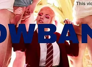 18 year old student asks 'want me to make you cum?' at milking table