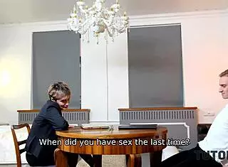 Teacher In Stockings Penetrated Fast By Student