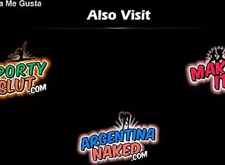 Busty skinny brunette amateur shows off her round ass in panties.