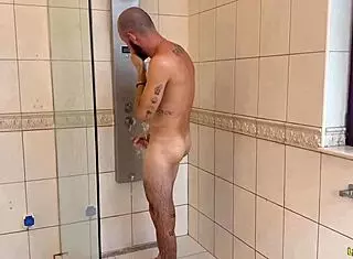 want to see me fuck my stepdaughter's shaved pussy in the bathroom?