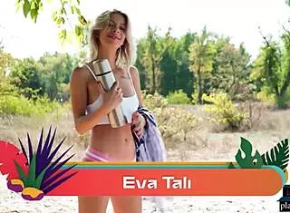 big natural tits teen 18+ eva tali from ukraine strips for playboy! 😍