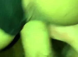 Horny wife with big ass squirts during intense sex session