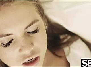 Two Hot Lesbians Lick Big Natural Tits to Intense Orgasms