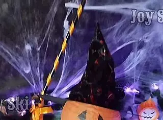 Teen Lesbian Fucks Pumpkin In Lingerie