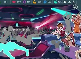 futadom world intense scene in pub