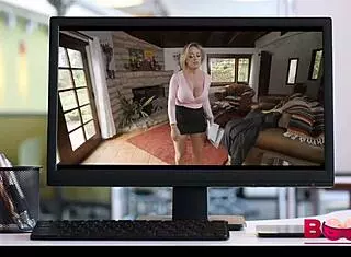 Stepson fucking my big boobs hard with monster cock!