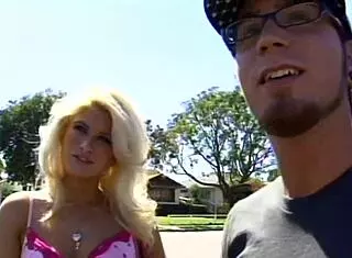 blonde mom in fishnets and heels gets shaved pussy fucked hard with assfucking anal and handjob