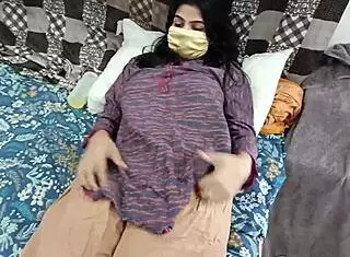 Desi Girl Teases Boyfriend: Pussy Closeup Drives Him Wild