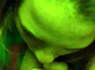 18 year old deepthroats monster cock impressively