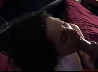 cum running on my face after hardcore session