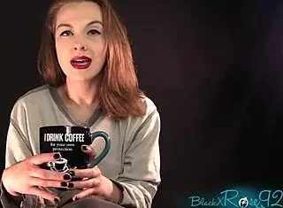 Hey, want your morning cup of me in yoga humiliation