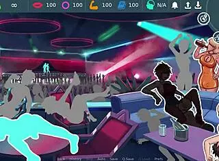 futadom world intense scene in pub