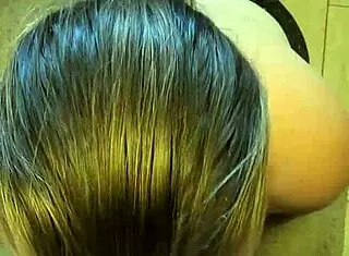 funny first time golden shower attempt with bbw wife 😅