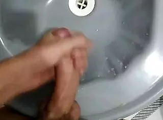 Amateur Solo Masturbation In Bathroom After Soccer Game