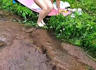 I bent over in doggystyle, lifted my dress, no panties for mother-in-law