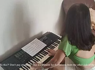 Wow, Strict Teacher Trades Music for Sex Doll Action!