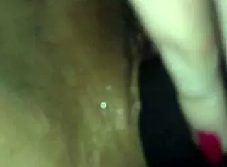 Wife masturbates with big black cock and squirts 😍