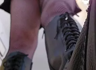 Chuymaury's Ball Busting Session with Domme Mommy in Stockings and Pantyhose