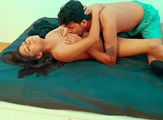 sexy slim wife bent over for rough hardcore sex with husband