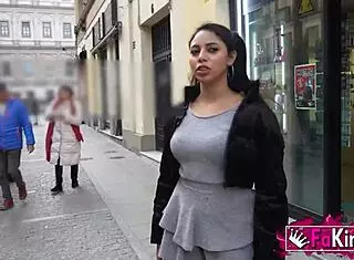 daniela nerea shocks madrid with public exhibition