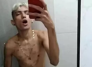 Amateur Solo Masturbation In Bathroom After Soccer Game