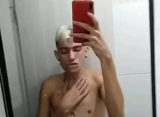 Amateur Solo Masturbation In Bathroom After Soccer Game