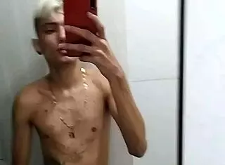 Amateur Solo Masturbation In Bathroom After Soccer Game