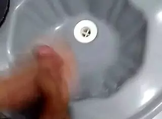 Amateur Solo Masturbation In Bathroom After Soccer Game