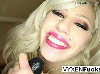 squirting babe vyxen steel toys pussy tits