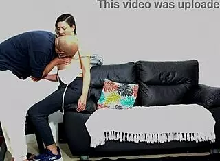 Stepfather Humiliates Son's Girlfriend With Blowjob And Fingering