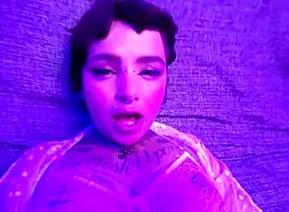 Cute alt teen 18+ enjoys sensual banging with lucky guy