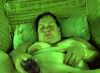 She says, I'm using vibrator at campsite.